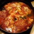 おひさましょこら's cooksnap of when they made キムチチーズハンバーグ鍋.