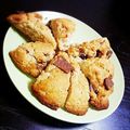 momoka0910's cooksnap of when they made スタバ風✩チョコレートチャンクスコーン.