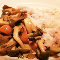 こめsalad's cooksnap of when they made キノコとウィンナーのマヨポン炒め♬。•.