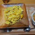 yuka ＊:D's cooksnap of when they made かぼちゃと牛乳のクリームパスタ.