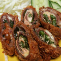 美環子's cooksnap of when they made 簡単だからアレンジ自在♪くるくる豚かつ.