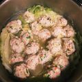鈴木よしぞう's cooksnap of when they made ＊鶏団子と白菜の美味しいお鍋＊.