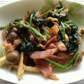 かい@go's cooksnap of when they made ほうれん草の炒め物♪バター醤油コンソメ味.