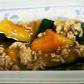 はっちyあいら's cooksnap of when they made かぼちゃとひき肉の煮物☆ミ.