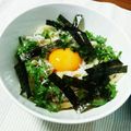 麻's cooksnap of when they made シラス釜玉うどん.