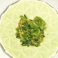 クック92244C☆'s cooksnap of when they made ちょっと甘めなほうれん草のごま和え.