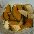 ちよpom's cooksnap of when they made 簡単！かぼちゃと厚揚げの煮物.
