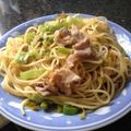 didiko's cooksnap of when they made さっぱり！豚肉とねぎの和風パスタ.