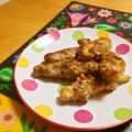 komutatata's cooksnap of when they made マヨネーズdeヤングコーン肉巻き　　.
