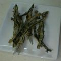 yukisaki77's cooksnap of when they made ﾚﾝｼﾞで簡単☆魚の骨ｽﾅｯｸ.