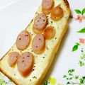 ジンベえちゃん's cooksnap of when they made ウィンナーマヨネーズトースト.