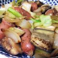 花花里's cooksnap of when they made ナスとキャベツのさっぱりぽん酢炒め.
