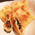 モビコちゃん's cooksnap of when they made 和風ピザ風♧油揚げのはさみ焼き.