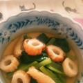 とと☆my's cooksnap of when they made ☆簡単小松菜とうすあげとちくわの煮もの☆.