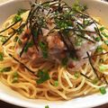 いちごちゃん、's cooksnap of when they made 大根おろしで、ふわっと納豆パスタ.