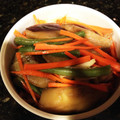 meggy660's cooksnap of when they made 作り置きできておいしい 茄子の南蛮漬け.