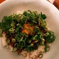 ひぃたろぉ～♪'s cooksnap of when they made 焼き肉のたれ☆納豆ゴマ丼.