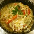 由芽15's cooksnap of when they made 【簡単】インスタント冷やし中華で酸辣湯麺.