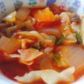 ゆぼ☆'s cooksnap of when they made 残り野菜の具だくさんトマトスープ.
