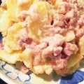 ayadong's cooksnap of when they made タラモサラダwithパンチェッタ.