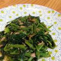 miekomama's cooksnap of when they made ホウレン草とツナのバター炒め.
