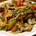 クックQPKXTW☆'s cooksnap of when they made エリンギでかさまし、簡単豚キムチ炒め。.