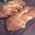 bearaaai's cooksnap of when they made 手捏ねパン♪クランベリー＆クリームチーズ.