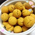 クックB1KC44☆'s cooksnap of when they made おやつも健康的に♪簡単おからきなこボーロ.