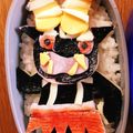 maーkuro's cooksnap of when they made 妖怪ウォッチ☆黒鬼☆キャラ弁.
