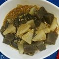 タオルにゃんこ's cooksnap of when they made 大根とこんにゃくの♡胡麻味噌煮♡.