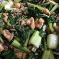 エリー♬'s cooksnap of when they made 小松菜と豚挽き肉の味噌炒め.
