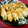 新米主婦ちんさん's cooksnap of when they made 甘辛ゴマだれの大葉肉巻き.