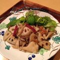 マグ☆OKA's cooksnap of when they made 蓮根きのこベーコンのピリ辛炒め.