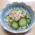 ma●co's cooksnap of when they made きゅうりとえのきのさっぱり和え☆.