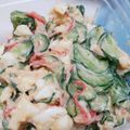 ちきりこ's cooksnap of when they made 茹で卵ときゅうりのサラダ.