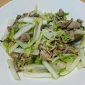 クックHGKJNK☆'s cooksnap of when they made ⭐塩揉み白菜⭐豚バラのウマ塩炒め♪.