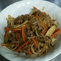 smileぺんちゃん's cooksnap of when they made 牛肉ともやしのソース炒め.