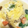 はまかわけんじん's cooksnap of when they made クリームシチューオムライス☆リメイク.