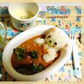 mieみぃmie's cooksnap of when they made リラックマのカレー風呂♪.