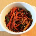 ブラックタン's cooksnap of when they made 胡麻香る！人参とピーマンのキンピラ.