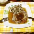 ゆきうさぎ418's cooksnap of when they made ★簡単★元気豚のポークステーキ.