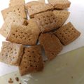 あきこと銀's cooksnap of when they made 米ぬか&きなこのクッキー.