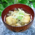 mielle's cooksnap of when they made 平だんご汁.