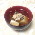 maki_08's cooksnap of when they made 簡単！和食に＊゜高野豆腐と椎茸のお吸い物.