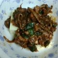 kazukyua's cooksnap of when they made ♬イカとピーマンの美味しいあんかけ♬.