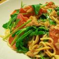 Lila's cooksnap of when they made フレッシュトマトとルッコラのパスタ.
