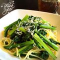 マイポ☆'s cooksnap of when they made 小松菜としらすのスパゲッティ.
