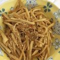 ☆ちびまゆ☆'s cooksnap of when they made マコモダケのきんぴら.