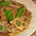 ++よつば++'s cooksnap of when they made 牛肉とレンコンの甘辛炒め～水菜入り.