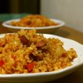 haruku221's cooksnap of when they made 炊飯器でケチャップライス.